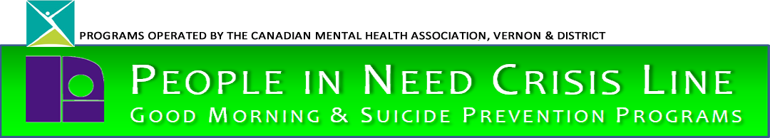People In Need Crisis Line...